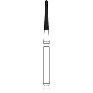 NTI Trimming & Finishing Carbide Bur, #7653, Round End Taper, 12-Flute, FG (Friction Grip), Red, 1.2 mm Head Diameter, 5/Pkg, H375R-012 thumbnail 6