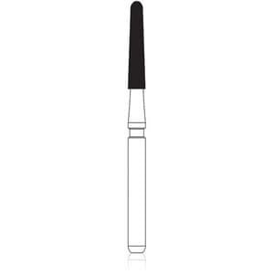 NTI 12-Fluted Trimming & Finishing Carbide Burs, FG, Round End Taper, #7675, 1.6 mm, Red, 5/Pk, H375R-016 thumbnail 7