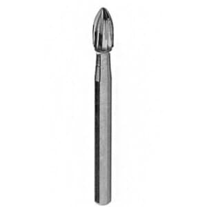 NTI 30-Fluted Trimming & Finishing Carbide Burs, FG, Football, #7404-UF, 1.2 mm, White, 5/Pk, H379-014UF thumbnail 11