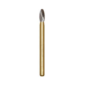 NTI 20-Fluted Trimming & Finishing Carbide Burs, FG, Football, #7408-F, 2.3 mm, Yellow, 5/Pk, H379-023F thumbnail 11