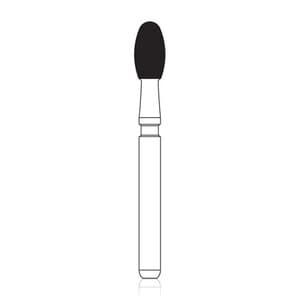NTI 30-Fluted Trimming & Finishing Carbide Burs, FG, Football, #7408-UF, 2.3 mm, White, 5/Pk, H379-023UF thumbnail 7