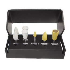 Kerr CeraGlaze Intra-Oral Porcelain Polishing Logic Set, RA Shank, 7 Polishers, LS-503 thumbnail 7