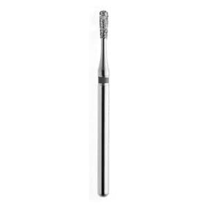 NTI® FG Diamond Bur, Medium Grit, Pear Round End, #830-009 (M830-009), 0.9 mm Diameter, 2.7 mm Length, Gray, 5/Pkg thumbnail 6