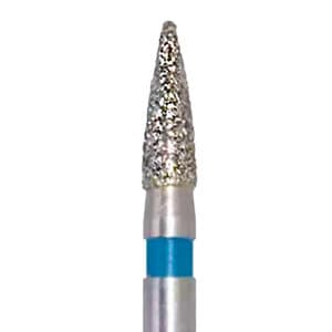 NTI FG Diamond Bur, Medium Grit, Flame Shaped, #860-014, 1.4 mm Diameter, 5.0 mm Length, Friction Grip, 5/Pk thumbnail 5