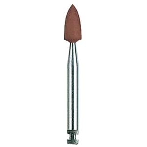 NTI Silicone Polishers, Brown, RA (Right Angle) Latch, Flame #60, Pre-Polishing for Alloys/Amalgam/Composites, 10/Pk, P0033-031 thumbnail 7