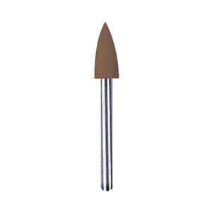 NTI Silicone Polisher, Brown, Flame, FG Shank, Pre-Polishing for Alloys/Amalgam/Composites, 10/Pk, P0053-031 thumbnail 8