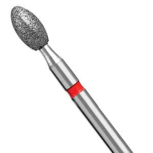 NTI Diamond Bur, FG, Football, #SC379-018, 1.8 mm, Super Coarse, Black, 5/Pk thumbnail 7