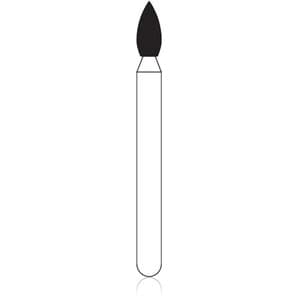 NTI Diamond Bur, FG, Round, #SC801-016, 1.6 mm, Super Coarse, Black, 5/Pk, SC801-016 thumbnail 7