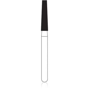 NTI Diamond Bur, Friction Grip (FG), Super Coarse, Flat End Taper, #SC847-018, 1.8 mm Head Diameter, 8.0 mm Head Length, 5/Pk thumbnail 4