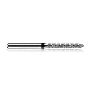NTI Diamond Bur, FG, Round End Taper, #SC850-016, 1.6 mm, Super Coarse, Black, 5/Pk thumbnail 7