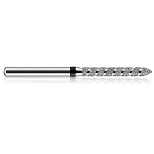 NTI FG Diamond Bur, Super Coarse, Long Round End Taper, #856L-016, 1.6 mm Head Diameter, 9.0 mm Head Length, Friction Grip, 5/Pkg, SC856L-016 thumbnail 6