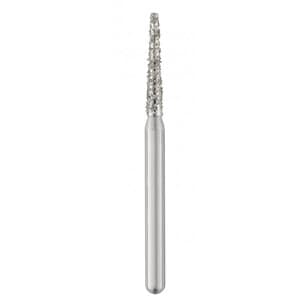 NTI Super Coarse FG Diamond Bur, Flame, #862-012, 1.2 mm Diameter, 8.0 mm Length, 5/Pkg, SC862-012 thumbnail 6