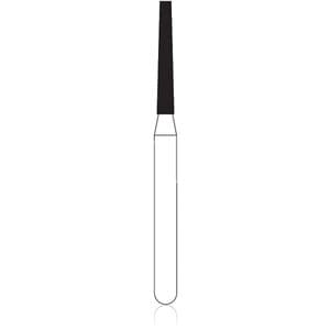 NTI Diamond Bur, FG, Flame, #862-012, 1.2 mm, Super Fine, Yellow, 5/Pk, SF862-012 thumbnail 6