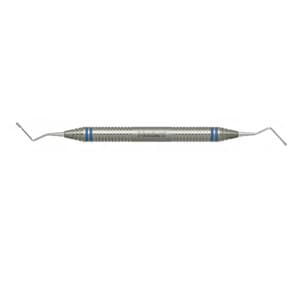 Nordent #31L Endodontic Excavator, Double-Ended, Long Shank, Elongated Spoon Blade 1.6 mm, DuraLite ColorRings Handle, Stainless Steel thumbnail 3
