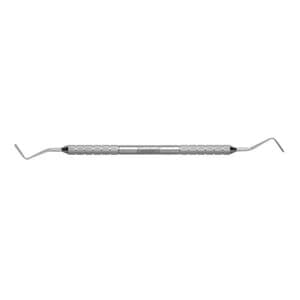 Nordent Gingival Cord Packer #N113, Plain Tips, 45° Offset Blades, Double-Ended, DuraLite ColorRings thumbnail 2