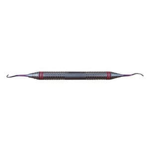 ImplaMate Posterior Sickle Implant Scaler #204S, Double-End, Titanium Tip, DuraLite ColorRings Handle, CEIS204S thumbnail 6