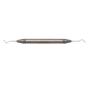 Nordent XDURA Posterior Sickle Scaler #204S, Double-Ended, DuraLite ColorRings Handle, Stainless Steel, CENS204S thumbnail 5