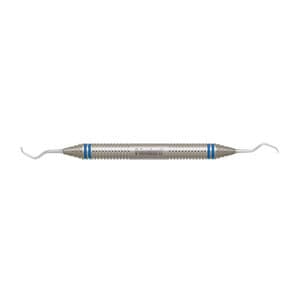 Nordent Anterior Lingual Stain Remover Scaler, Double-Ended, DuraLite ColorRings Handle, ALSR, CESCALSR thumbnail 4