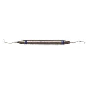Nordent Classic Gracey Curette #11-12, Double-End, DuraLite ColorRings Handle, Stainless Steel, CESCGR11-12 thumbnail 4