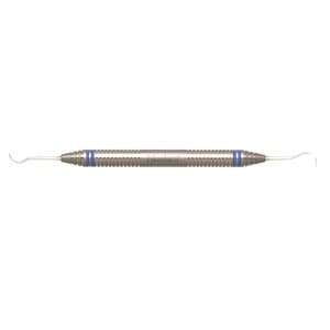 Nordent Sickle Scaler #1S/N5 Jacquette, Anterior, Double End, DuraLite ColorRings Handle, Stainless Steel, 1/Pkg thumbnail 3