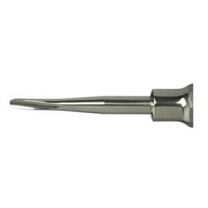 Nordent #46R Serrated Back-Action Surgical Elevator, 3.2mm Blade, Hexagonal Handle, Single End, E46RSR thumbnail 3
