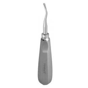 Nordent #77R Back-Action Surgical Elevator, Serrated Blade, 3.7 mm, Stainless Steel, Thumb Grip Handle, 201 thumbnail 2