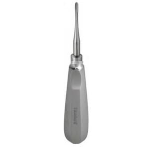 Nordent #81 Modified Apexo Straight Serrated-Tip Elevator, 3.0mm Blade Width, Stainless Steel - Nordent #81 Modified Apexo Straight Serrated-Tip Elevator with a 3.0mm Blade - Image 1