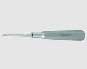 Nordent Root Tip Pick, Single End, Heidbrink #1, Straight, Serrated, Stainless Steel, 1/Pkg thumbnail 2