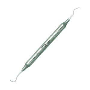 Nordent Xdura Scaler DE Anterior Sickle N5S Thin-Contra Angle Hoe #48, DuraLite Round Handle (N5S-48 DL-R) thumbnail 2