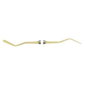 Nordent Composite Placement Instrument, #4T Double Paddle, Titanium Nitride Coated, DuraLite Round Handle, Double End thumbnail 4