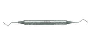 Nordent McCall #13S-14S Double-End Curette, DuraLite Round Handle, Stainless Steel, RESCM13S-14S thumbnail 5