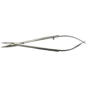 Nordent Castroviejo Surgical Scissors, Curved, 4" (100 mm), Stainless Steel, Spring-Action Handle, 311 thumbnail 4