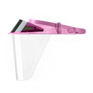 Op-D-Op II Adjustable Visor Shield Kit, Pink, 1 Visor, 3 Shields, 1 Mini Shield, 1 Light Cure Filter, 355DK-PK thumbnail 4