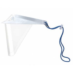 Op-D-Op Polysoft Visor Shield Kit, White, 348DK-WT thumbnail 3