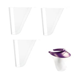 Op-D-Op Replacement Mini Shields for Visor, Clear, 6/Pack, 308MS6 thumbnail 5