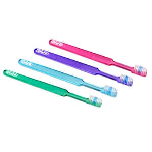 Oral-B 20 Series Pedo Color Indicator Toothbrush, Child, Pack of 12 - ORAL-B 20 SERIES PEDO COLOR INDICATOR BRUSH PK12 - Image 1