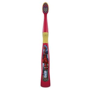 Oral-B Kids 3+ Marvel Spiderman Toothbrushes, Extra-Soft, Assorted Colors, 6/Box - Oral-B Spiderman Kids 3+ Toothbrushes 6/Box - Image 1