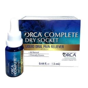 ORCA Dry Socket Solution, All-Natural Liquid Treatment, 13 mL Multi-Dose Dropper Bottle - ---Complete Dry Socket  Solution 13mL - Image 1