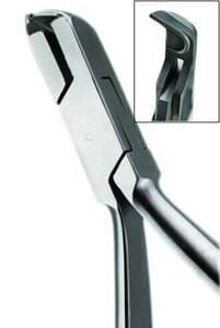 Smile Stream Solutions Flush Cut Safety Distal End Cutter, Compact, .012"-.018" Round / .021" x .025" Rectangular - -CUTTER - FLUSH CUT SAFETY DISTAL END - Image 1