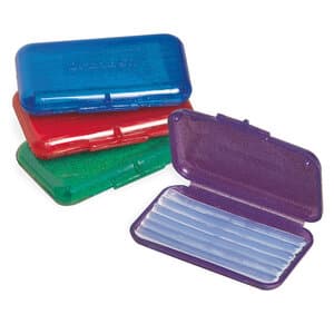 Silicone Relief Wax, Soft Orthodontic Wax for Braces and Wires, 50/Pk, OTE-SW-50 thumbnail 2