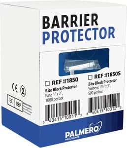 Palmero Bite Block Protector for Panoramic X-Ray Machine, 1" x 2", Clear, Latex-Free, 1000/Pk, 1850 thumbnail 13