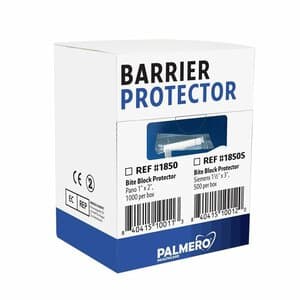 Palmero Bite Block Protectors for Siemens Panoramic X-Ray Machine, 1-1/2" x 3", Clear, Latex-Free, 500/Pk, 1850S thumbnail 14