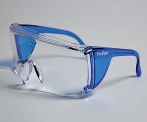 Palmero ProVision End-Fog Protective Eyewear, Blue Frame, Clear Lens, 1/Pack, 3556B thumbnail 6