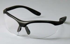 Kool Daddy Bifocal Safety Eyewear, 1.0 Diopter, Clear Lens, Black Frame, ANSI Z87.1-2003, 1 Pair thumbnail 3