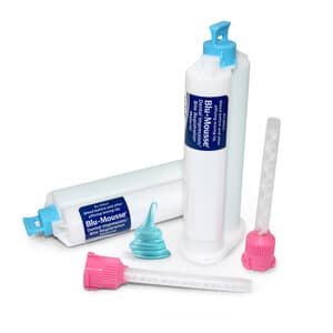 Blu-Mousse VPS Bite Registration Material, Super-Fast 30-Second Set, Scent-Free, 50 ml Split Cartridge, 2/Pk, S457S thumbnail 11