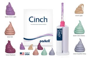 Parkell Quick Cinch Light Body VPS Impression Material, Fast Set, 50 mL Cartridges, 4/Pk, S461S thumbnail 11