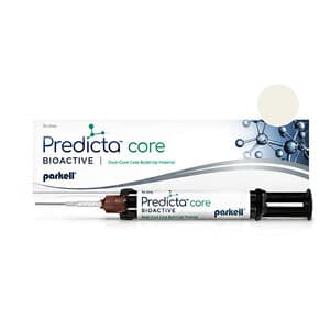 Predicta Bioactive Dual-Cure Core Build-Up Material, Flowable, White, 5 ml Syringe Refill with Dispensing Tips, S600 thumbnail 18