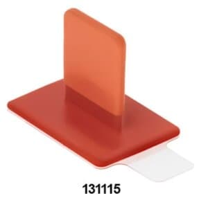 EzAim SoftBite Disposable Adhesive Cushioned Bite Tab Holders, Universal Red, 100/Box, 131115 thumbnail 12