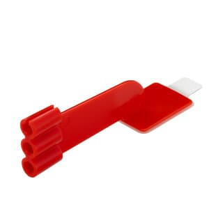 EzAim Individually Cut Adhesive Sensor Holder, Bitewing, Red, 50/Pk, 131118 thumbnail 11