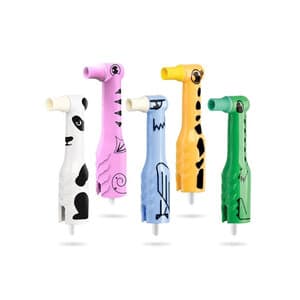 FUNimal™ Pedo Disposable Prophy Angle, Regular Soft Cup, Assorted Animal Designs, Latex-Free, 100/Box, 167-100R thumbnail 13